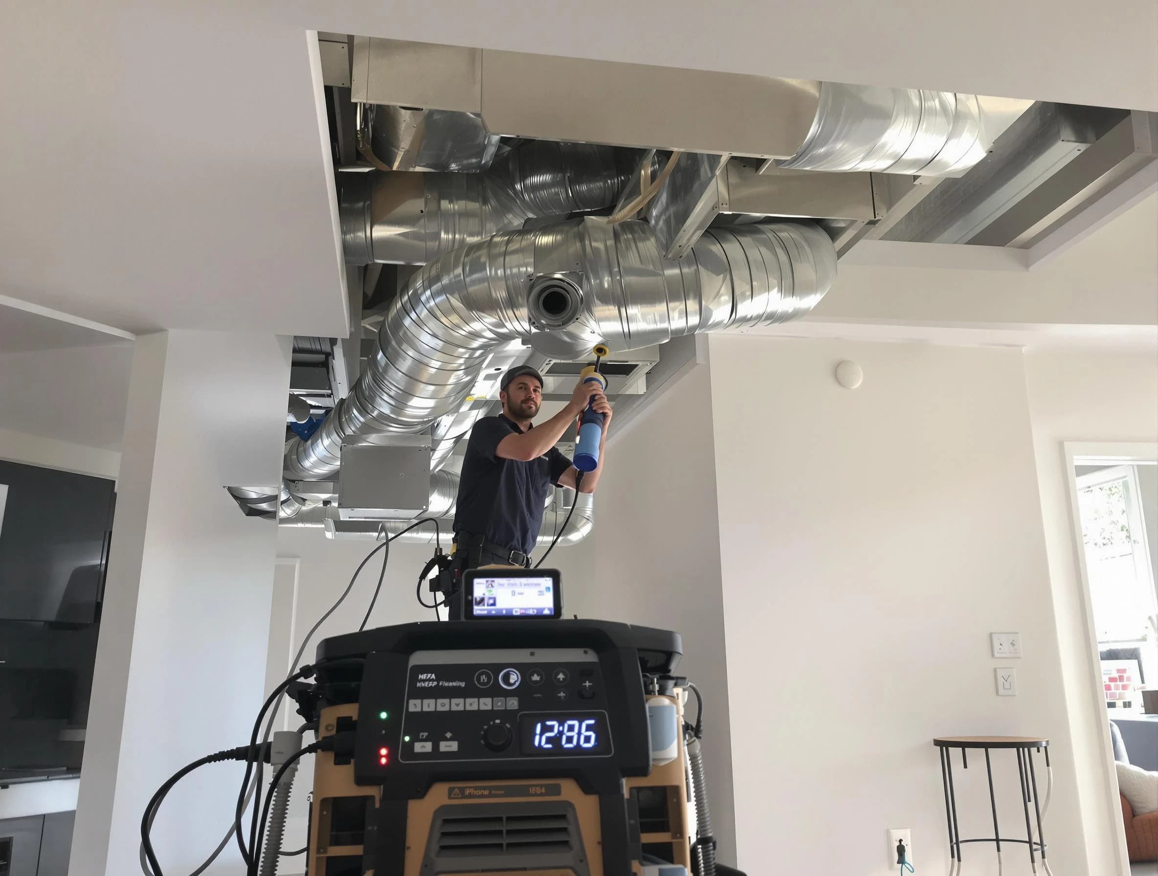 Advanced pure air duct cleaning by Hampton Air Duct Cleaning in Hampton