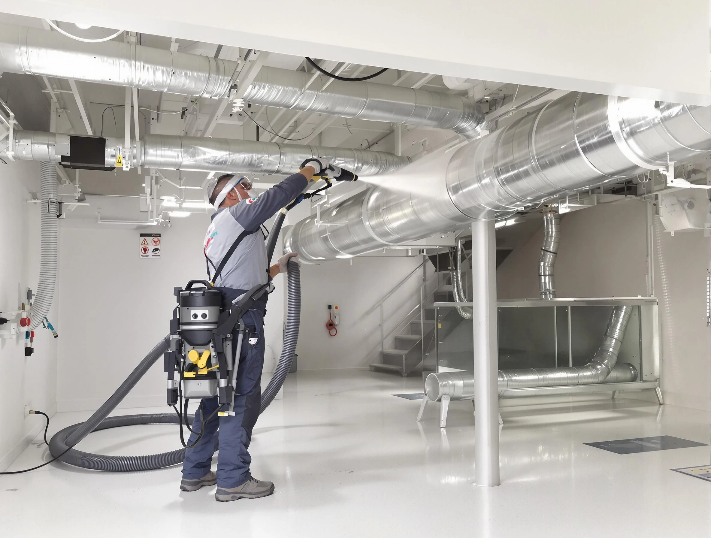 Professional central duct cleaning by Hampton Air Duct Cleaning in Hampton