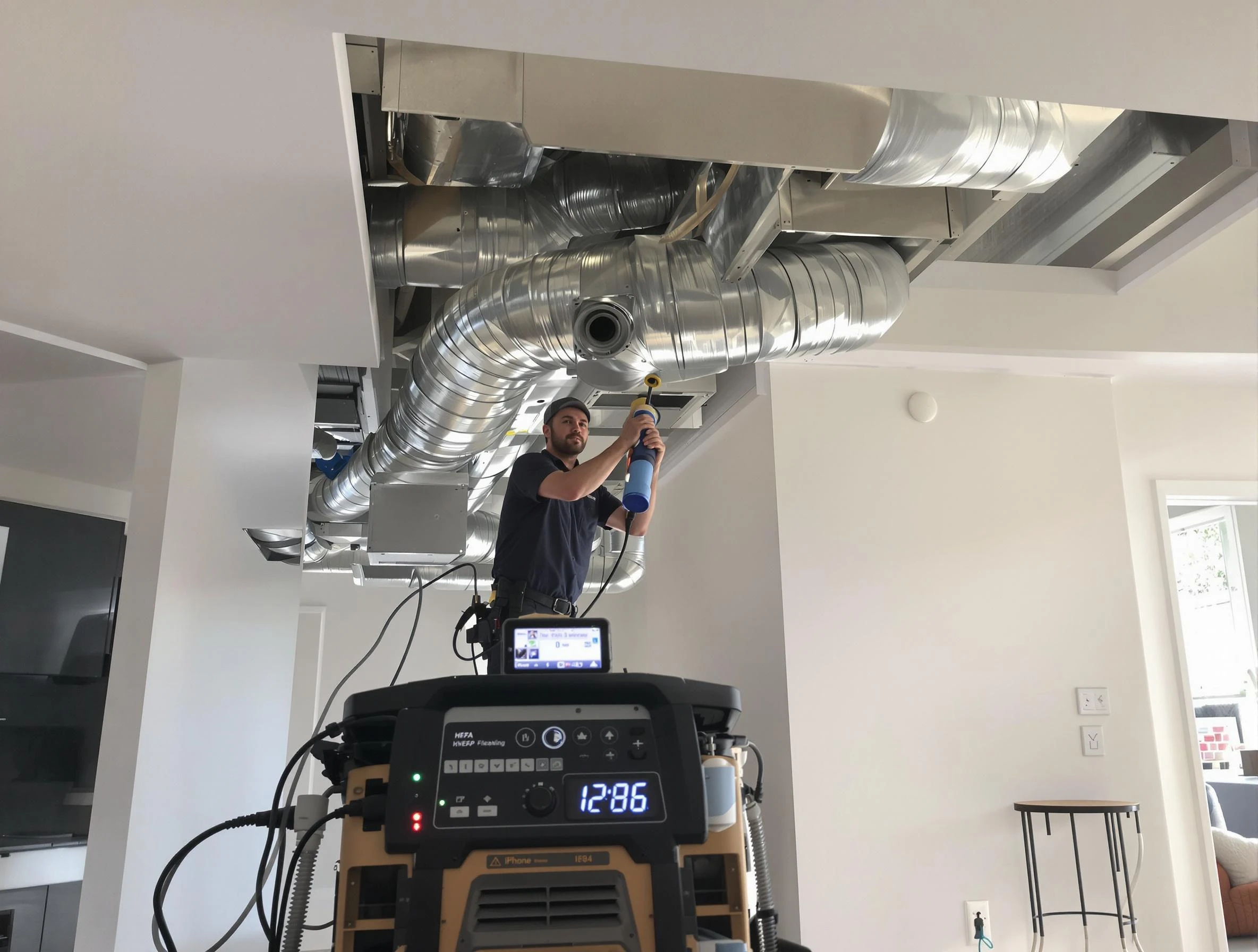Advanced pure air duct cleaning by Hampton Air Duct Cleaning in Hampton